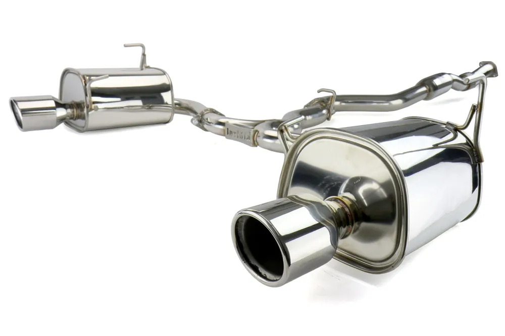 Invidia Q300 Dual Exit Cat Back Exhaust - Stainless Steel Tips - 2014-2018 Subaru Forester XT