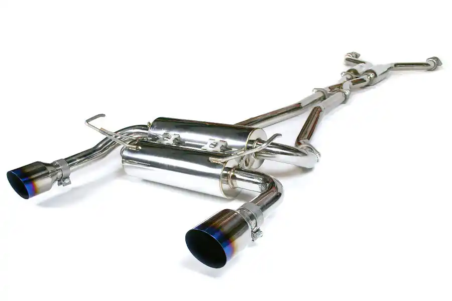 Invidia Gemini Cat Back Exhaust - Titanium Tips - 2003-2009 Infiniti G35 Coupe