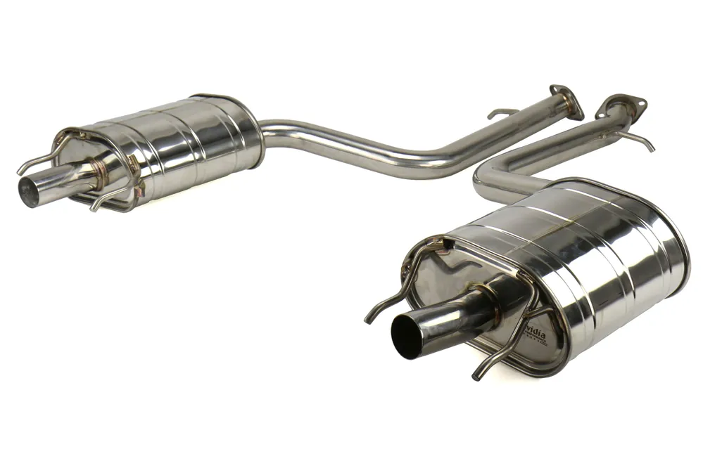 Invidia Q300 Axle Back Exhaust - No Tips - 2013-2016 Lexus GS350