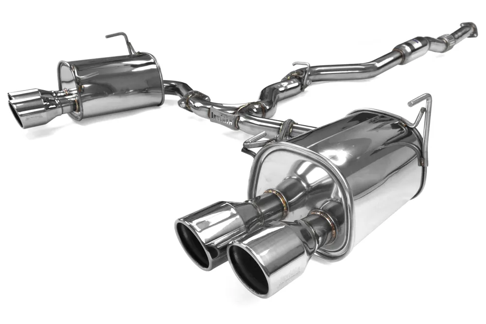 Invidia Stainless steel Quad Tip Cat-back Exhaust - Stainless Steel Tips - 2022-2024 Subaru WRX