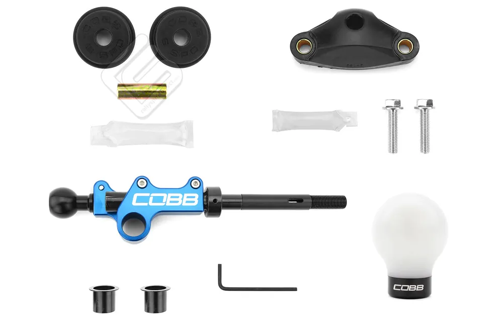 COBB Tuning Stage 1+ Drivetrain Package w/ White/Black Knob - 2007-2009 Subaru Legacy GT Spec.B