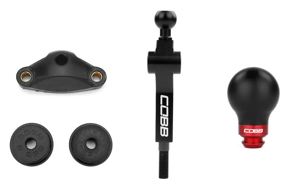 COBB Tuning Stage 1+ Drivetrain Package w/ Black/Red Knob - Subaru Models (inc. 2008-2014 WRX / 2006-2009 Legacy GT / 2006-2008 Forester XT)