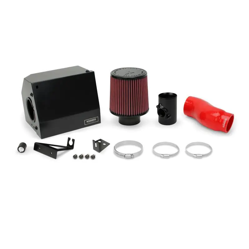 Mishimoto Performance Intake w/ Air Box Red - 2017-2019 Honda Civic Si