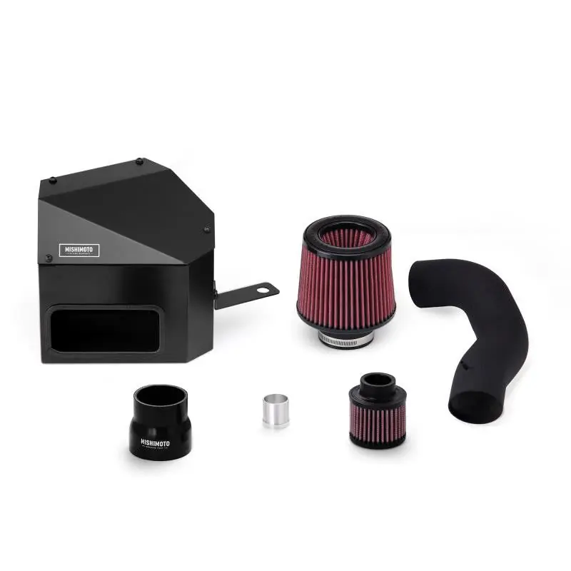 Mishimoto Air Intake Kit w/ Airbox Wrinkle Black - Volkswagen Models (inc. 2015-2019 GTI / Golf R)