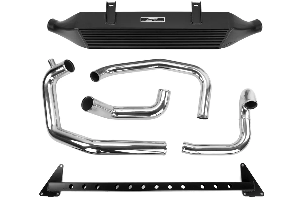 Mishimoto Front Mount Intercooler Black - 2008-2014 Subaru STI