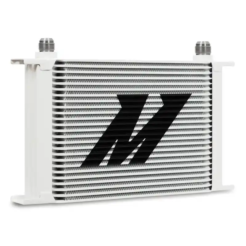 Mishimoto Universal 25 Row Oil Cooler White - Universal