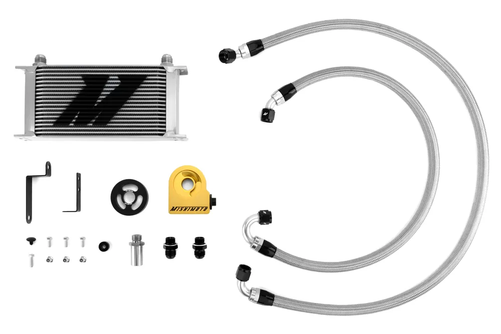 Mishimoto Oil Cooler Kit Silver - 2008-2014 Subaru WRX