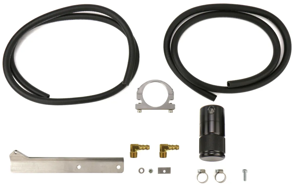 Moroso Small Body Air-Oil Separator Black - 2013-2018 Ford Focus ST