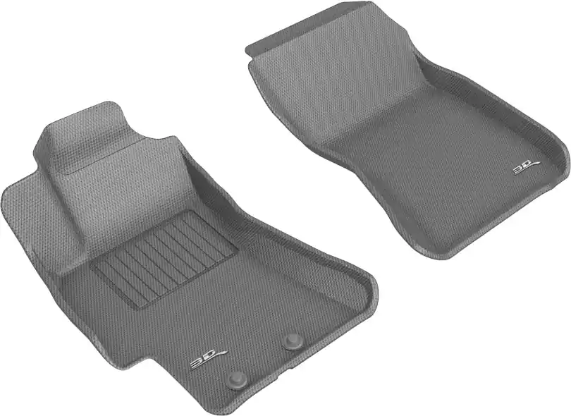 3D MAXpider KAGU Front Floor Liners - Gray - 2008-2014 Subaru WRX / STI / Impreza