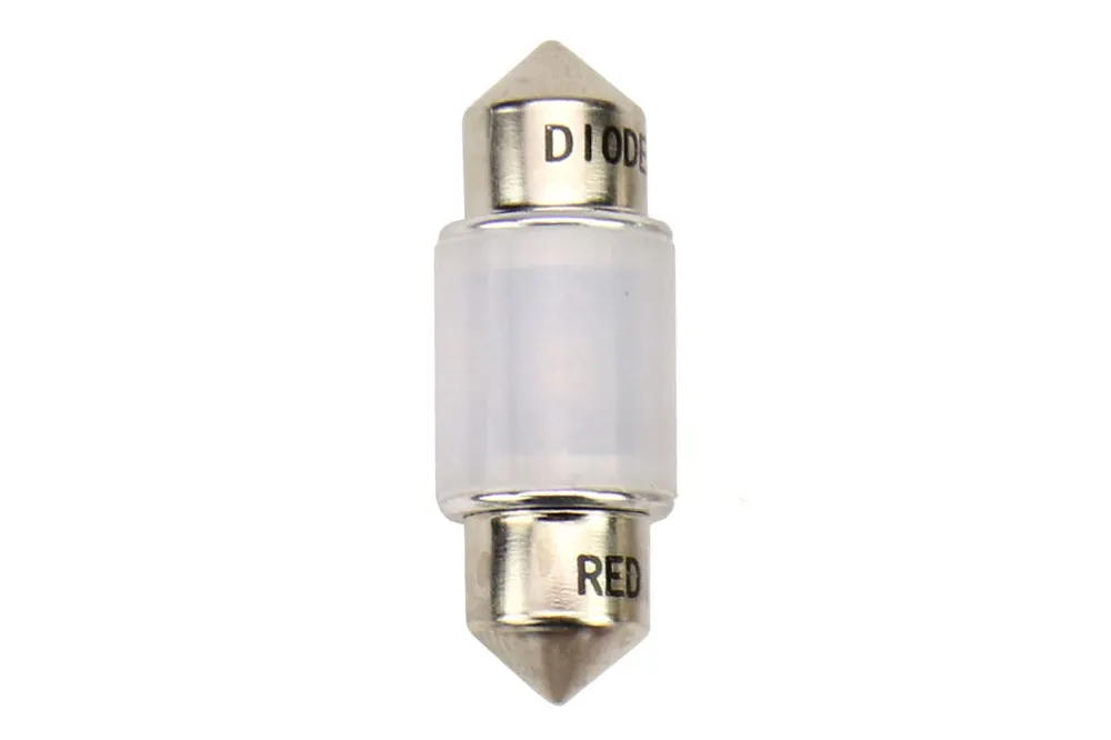Diode Dynamics 31mm HP6 Red Bulb Single - Subaru Models (inc. 2015-2021 WRX / STI / 2003-2018 Forester)