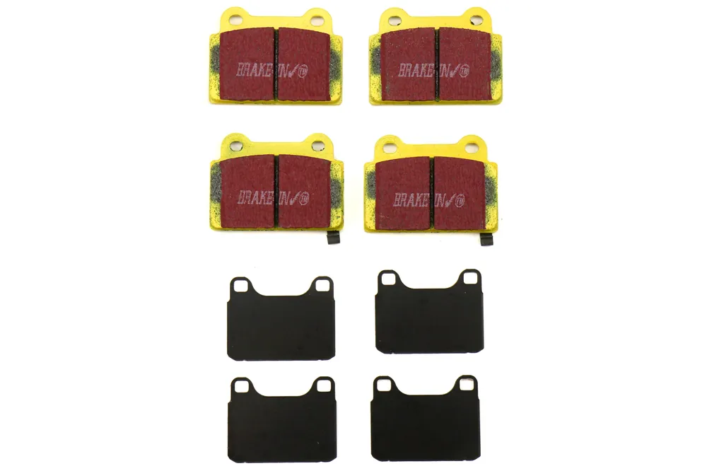 EBC Brakes Yellowstuff Street/Track Rear Brake Pads - 2008-2015 Mitsubishi Lancer Evolution