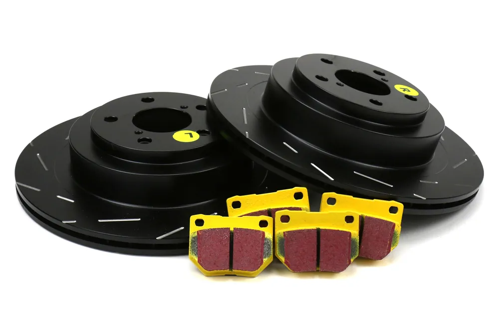 EBC Brakes S9 Kits Yellowstuff and USR Rear Rotors - 2006-2007 Subaru WRX