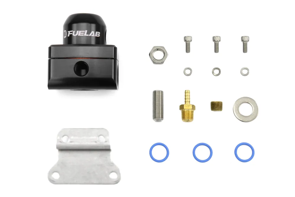 Fuelab 535 Series Adjustable Mini Fuel Pressure Regulator Black - Universal
