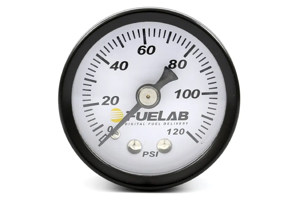 Fuelab EFI Fuel Pressure Regulator Gauge - Universal