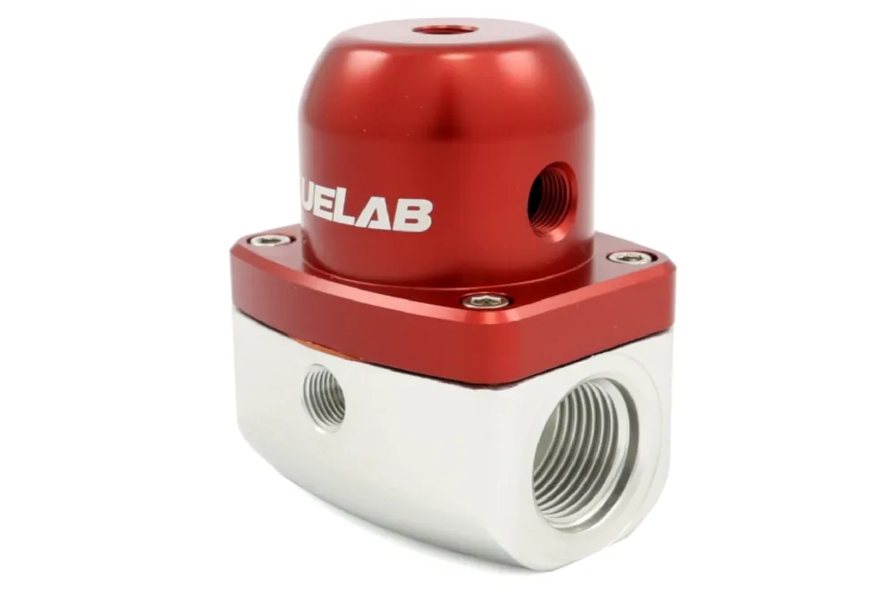 Fuelab 515 Series Adjustable Fuel Pressure Regulator -10ORB Red - Universal