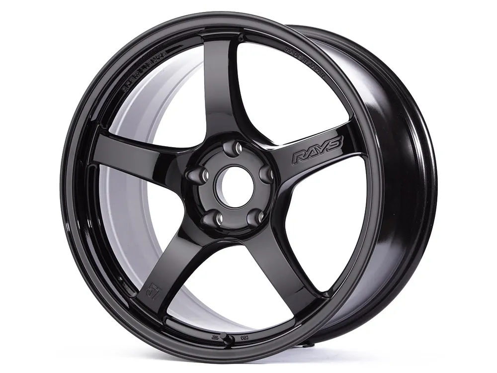 Rays Gram Lights 57CR Gloss Black 18x9.5 +38mm 5x114.3 (Single Wheel) - 2015-2024 Subaru WRX / 2015-2021 STI / 2019-2024 Forester