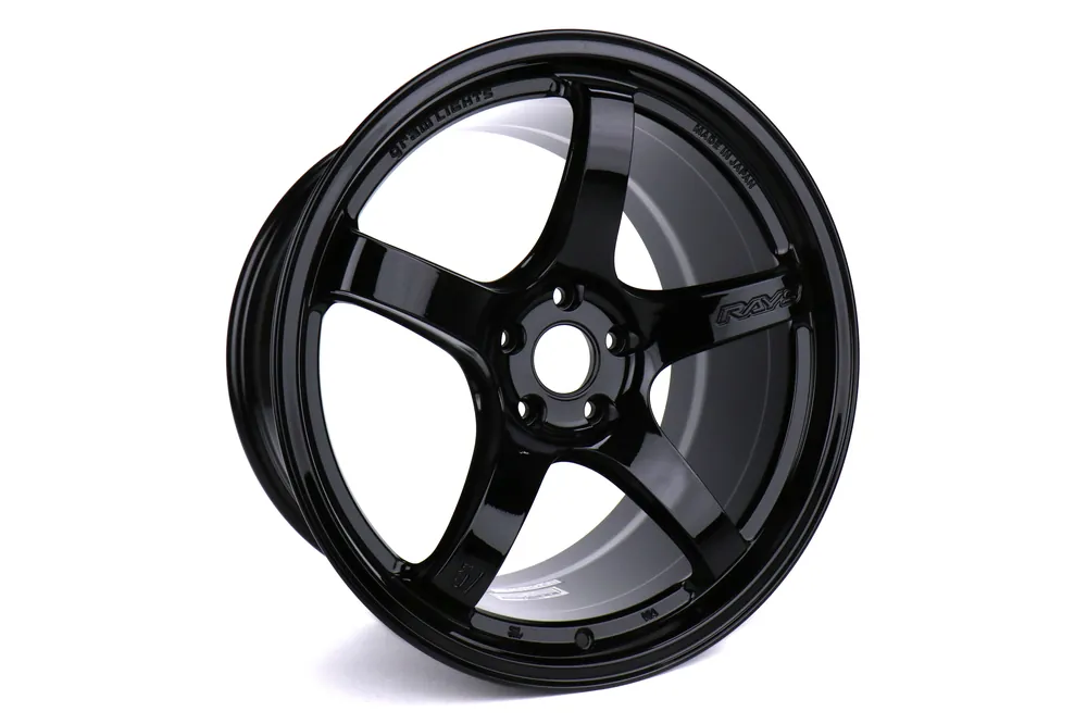 Rays Gram Lights 57CR Glossy Black 19x10.5 +35mm 5x112 (Rear)(Single Wheel) - 2020-2024 Toyota GR Supra