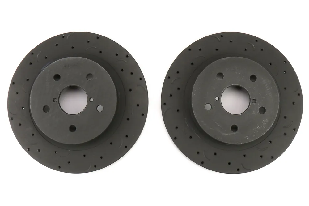 Hawk Talon Cross Drilled and Slotted Rear Rotor Pair