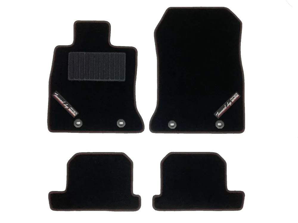HKS Front and Rear Floor Mats - 2022-2024 Subaru BRZ / Toyota GR86