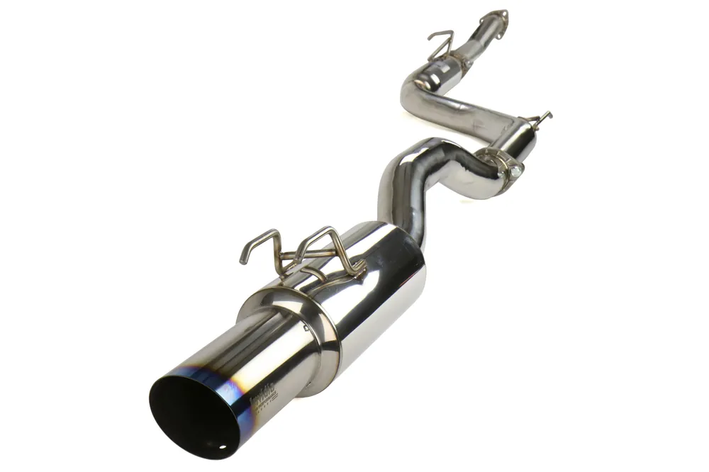 Invidia N1 Single Exit Cat Back Exhaust - Titanium Tip - 2012-2015 Honda Civic Si Coupe
