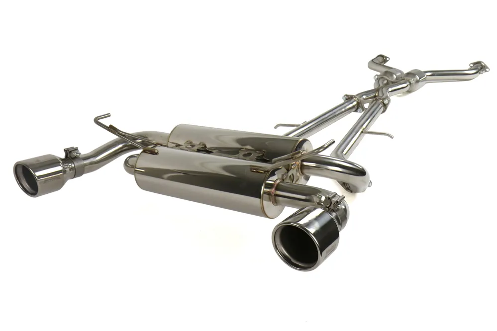Invidia Gemini R400 Cat Back Exhaust w/ Rolled Stainless Steel Tips - 2009-2016 Nissan 370Z