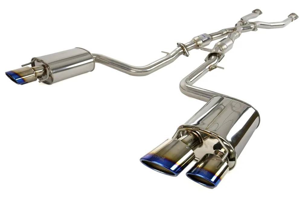 Invidia Q300 Cat-Back Exhaust Titanium Tip System - 2015-2016 Lexus RC F