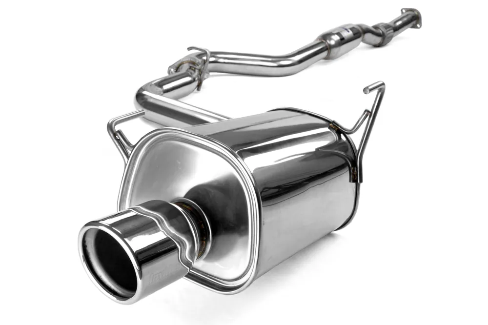 Invidia Q300 Single Exit Cat Back Exhaust - Stainless Steel Tip - 2015-2021 Subaru WRX / STI