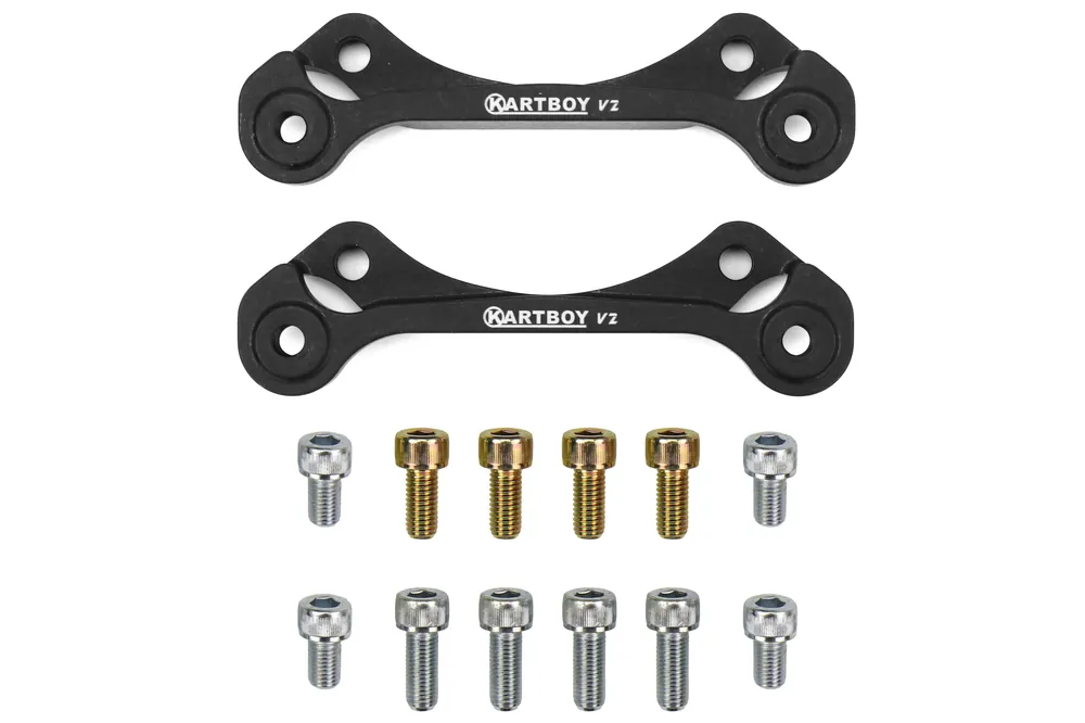 Kartboy V2 Big Brake Adapters 2 Pot Rear - Subaru Models (inc. 2002-2005 WRX / 2000-2008 Forester)