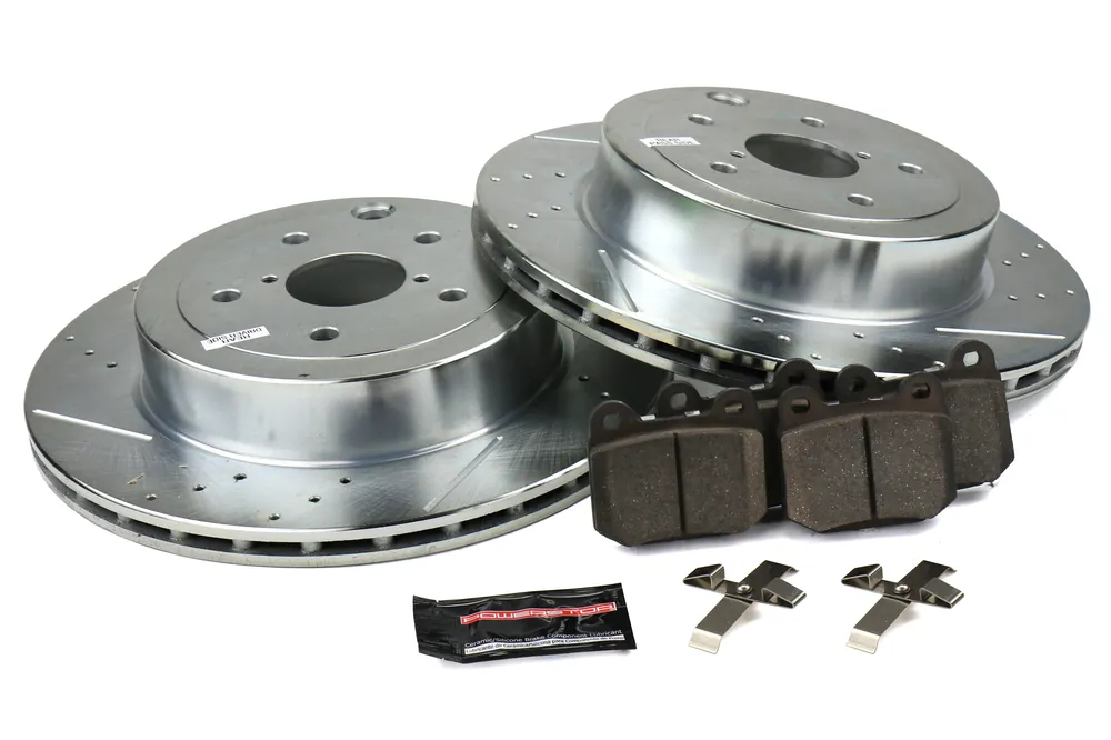 Power Stop Rear Z26 Street Warrior Brake Kit - 2008-2014 Subaru Impreza