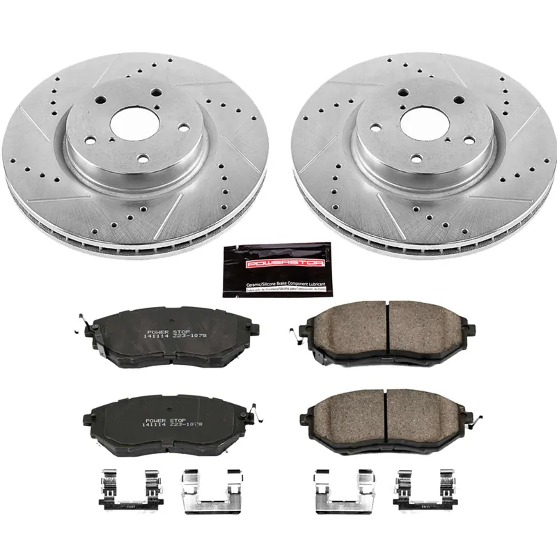 Power Stop Z23 Evolution Brake Kit (Front) - 2015-2021 Subaru WRX / 2015-2017 Legacy / 2006-2014 Tribeca / 2015-2019 Outback