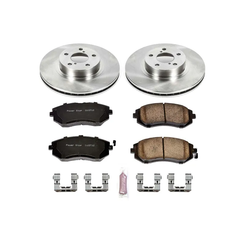 Power Stop Autospecialty Brake Kit (Front) - 2002-2010 Subaru Impreza / 2002-2004 Legacy