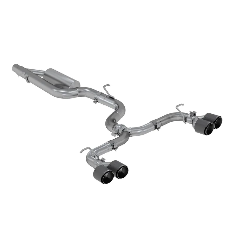 MBRP PRO Series 3 in Cat Back Exhaust w/ Carbon Fiber Tips - 2015-2020 Volkswagen Golf R