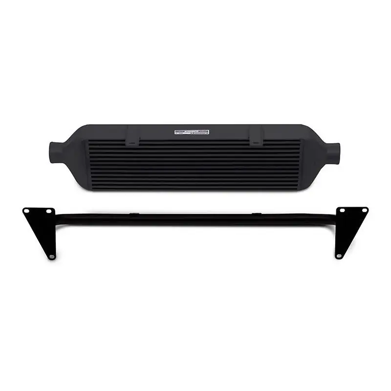 Mishimoto Front Mount Intercooler and Crash Beam Black - 2015-2021 Subaru STI