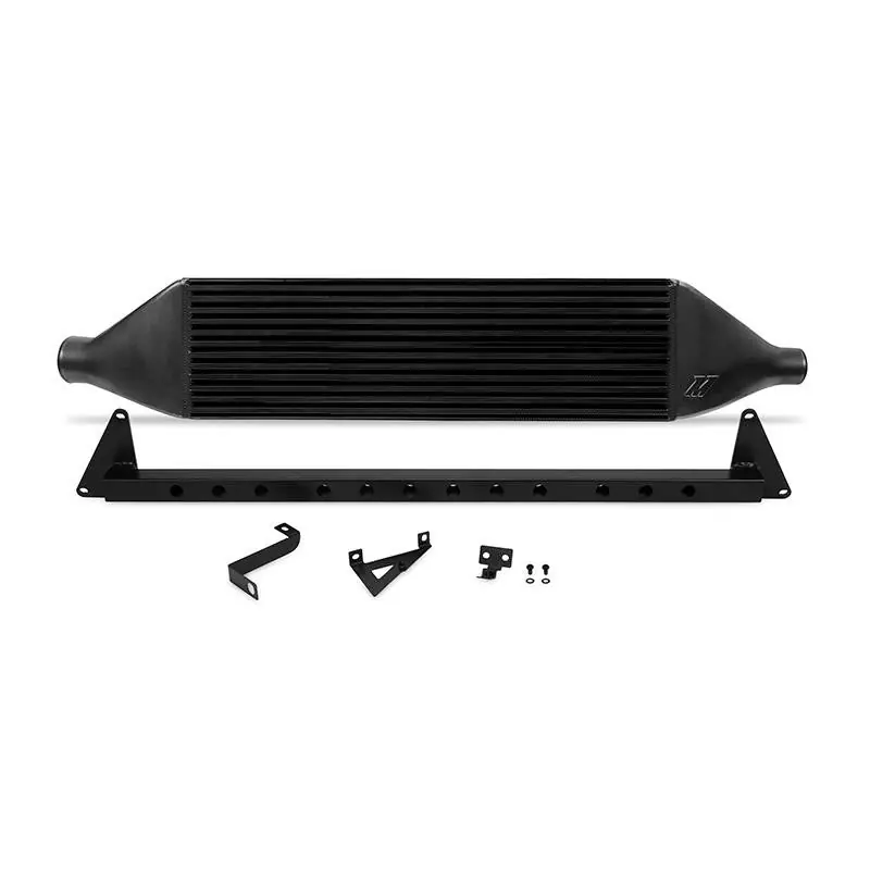 Mishimoto Front Mount Intercooler and Crash Beam Black - 2008-2014 Subaru STI