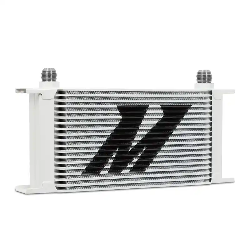 Mishimoto Universal 19 Row Oil Cooler White - Universal