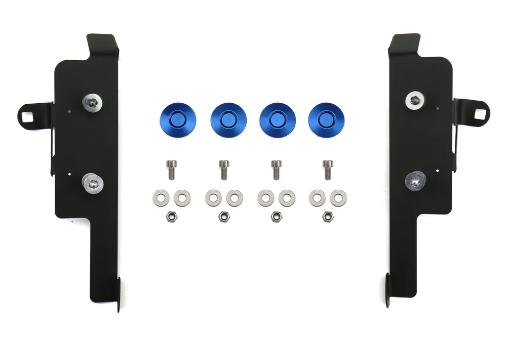 Move Over Racing Bumper Kit No Logo- Blue - 2008-2014 Subaru WRX / STI