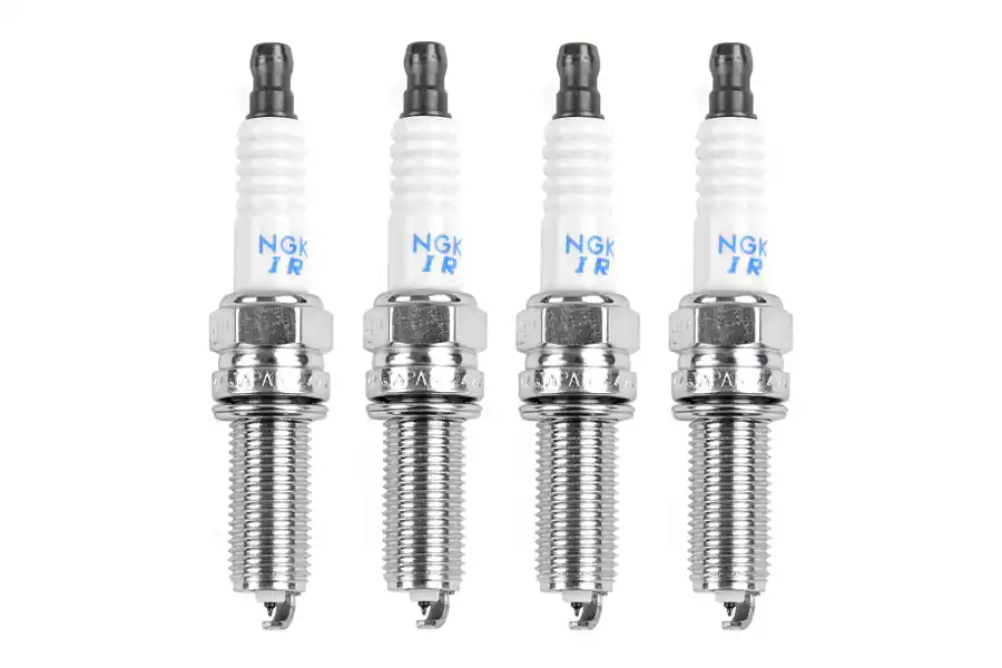 NGK Iridium Spark Plugs Stock Heat Range 1422, Box of 4 - 2008-2015 Mitsubishi Evo X