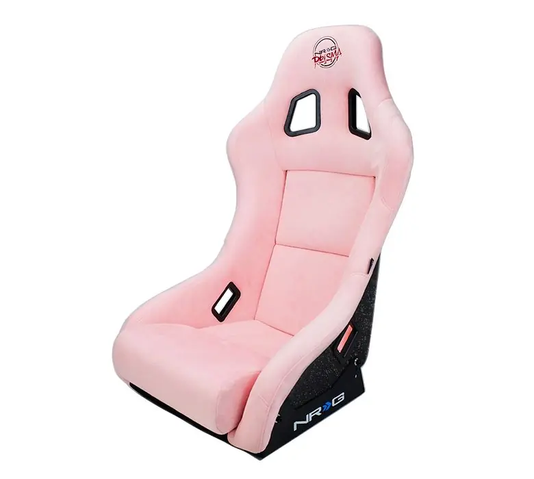 NRG Innovations FRP PRISMA Medium Competition Seat Vegan Alcantara Pink - Universal
