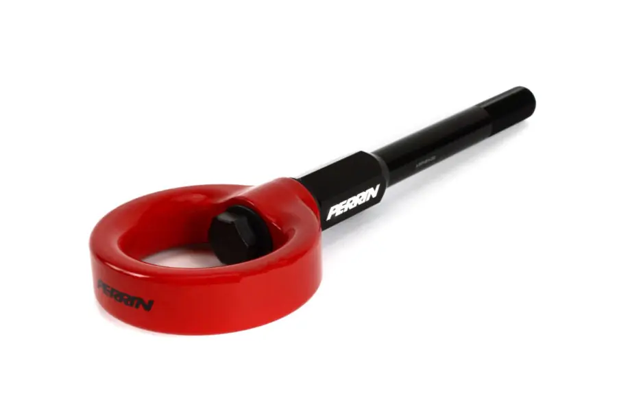 PERRIN Tow Hook Kit Rear Red - 2018-2021 Subaru Crosstrek