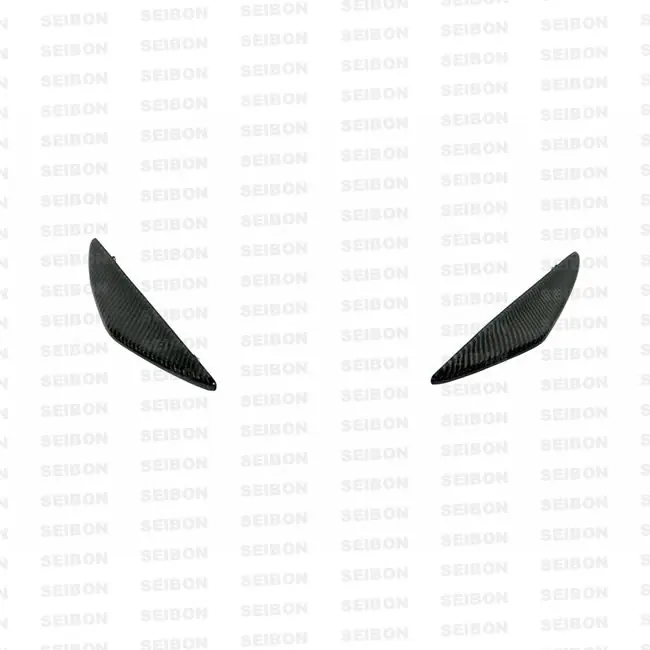 Seibon Carbon Fiber Front Bumper Canards - 2009-2012 Nissan 370Z