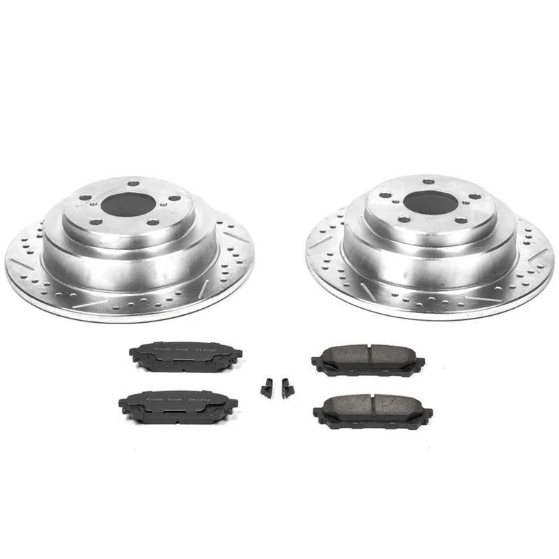 Power Stop Z23 Evolution Brake Kit (Rear) - 2003-2005 Subaru WRX / 2004-2008 Forester / 2003-2007 Impreza