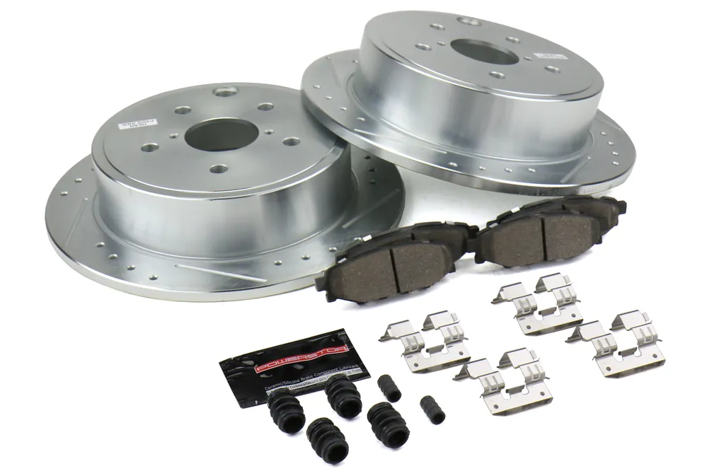 Power Stop Rear Z23 Evolution Sport Brake Kit - 2015-2021 Subaru WRX
