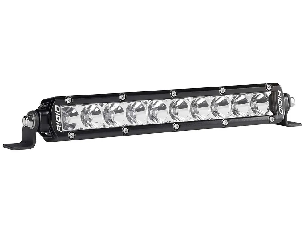 Rigid Industries SR Series 10in Flood LED Light Bar Amber - Universal
