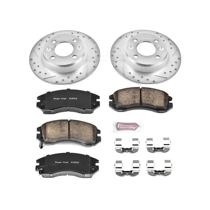 Power Stop Z23 Evolution Brake Kit (Front) - 1993-1996 Subaru Impreza / 1990-1996 Legacy