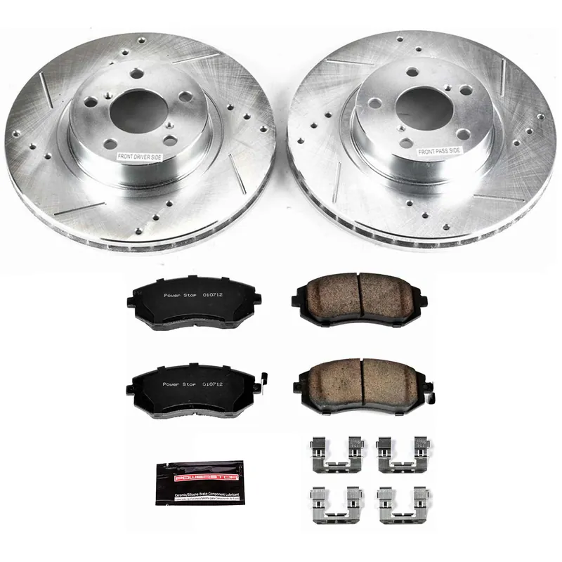 Power Stop Z23 Evolution Brake Kit (Front) - 2002-2010 Subaru Impreza / 2002-2004 Legacy