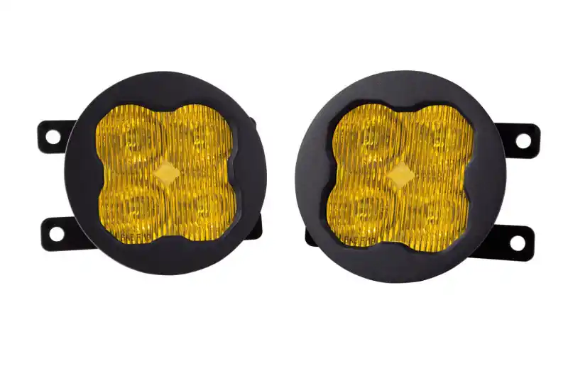 Diode Dynamics SS3 Pro Type A Kit ABL - Yellow SAE Fog Lights - 2015-2017 Subaru WRX / STI