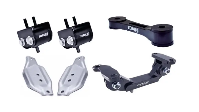 Torque Solution Engine / Trans / Pitch Mount Kit w/ Mount Plates - 2002-2014 Subaru WRX / 2004-2021 STI