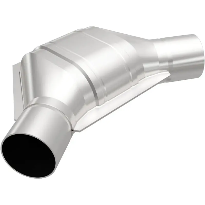 MagnaFlow California Grade CARB Compliant Direct-Fit Catalytic Converter - Universal 2.25 Angled In/Out Front CA