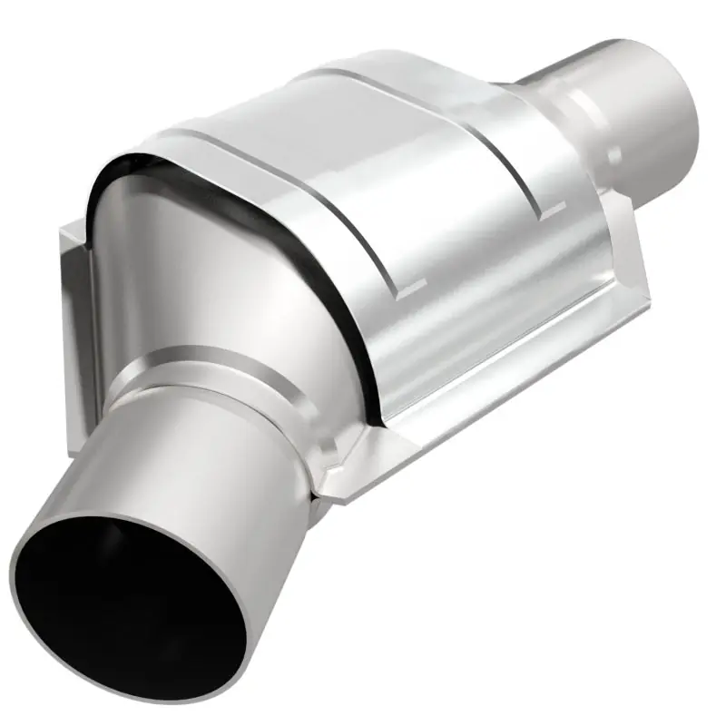 MagnaFlow HM Grade Universal Catalytic Converter- 2.50in Angled Inlet