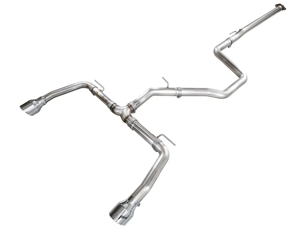 AWE Track Edition Cat-Back Exhaust - Chrome Silver Tips - 2022-2026 Hyundai Elantra N